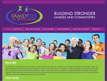 Tablet Screenshot of familytieswestchester.org